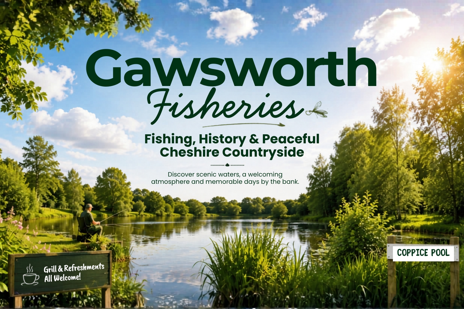 Fishing, History and Peaceful Days by the Water in Cheshire